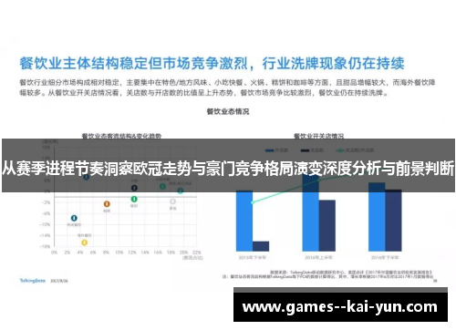 从赛季进程节奏洞察欧冠走势与豪门竞争格局演变深度分析与前景判断